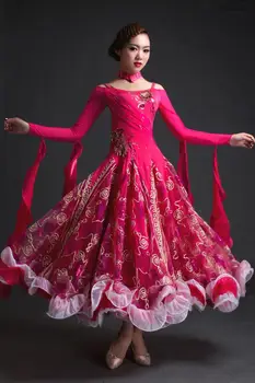 

fashion Fashion Women Ballroom Dance Dresses Standard Dance Dress