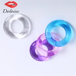 Силиконовые время задержки кольцо для пенис, секс игрушки взрослые продукты мужской секс-игрушки кристалл кольцо цвет случайный