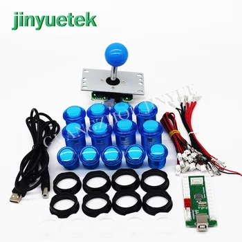 

Fast Delivery botones diy arcade kit led 1 player arcade set fliperama maquina arcade sanwa joystick jugadores Zero Delay
