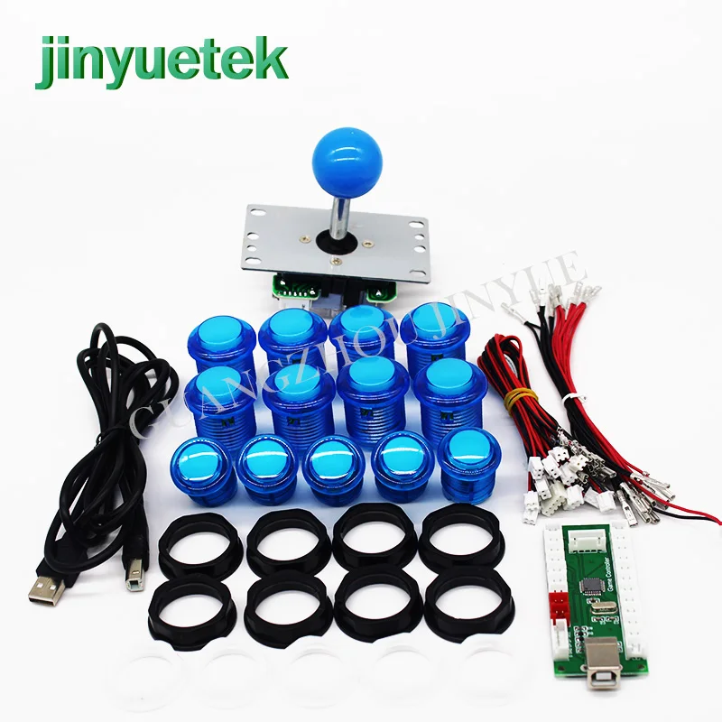 Быстрая доставка botones diy аркадный комплект led 1 плеер набор fliperama maquina джойстик Sanwa
