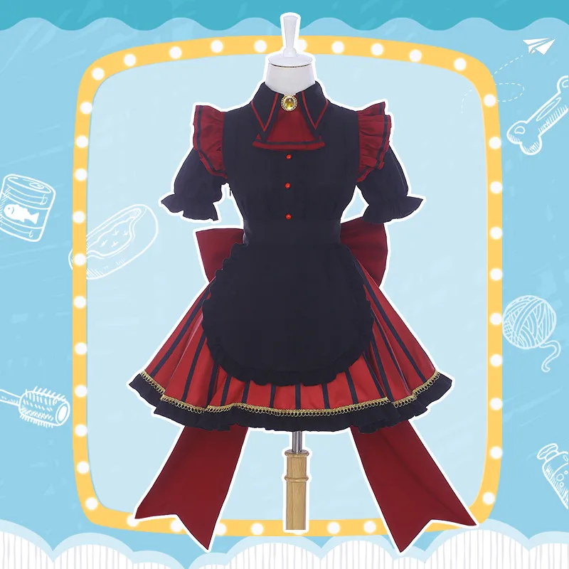 Аниме Косплей Костюм химико Тога Ochaco Uraraka Asui Tsuyu Trans Sex Handmaid's Dress Z|Костюмы аниме| |