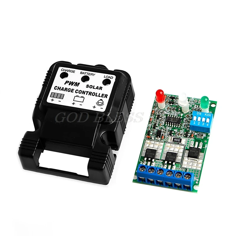

Hot 6V 12V 10A PWM Better Auto Solar Panel Charge Controller Regulator Solar Controllers Battery Charger Regulator
