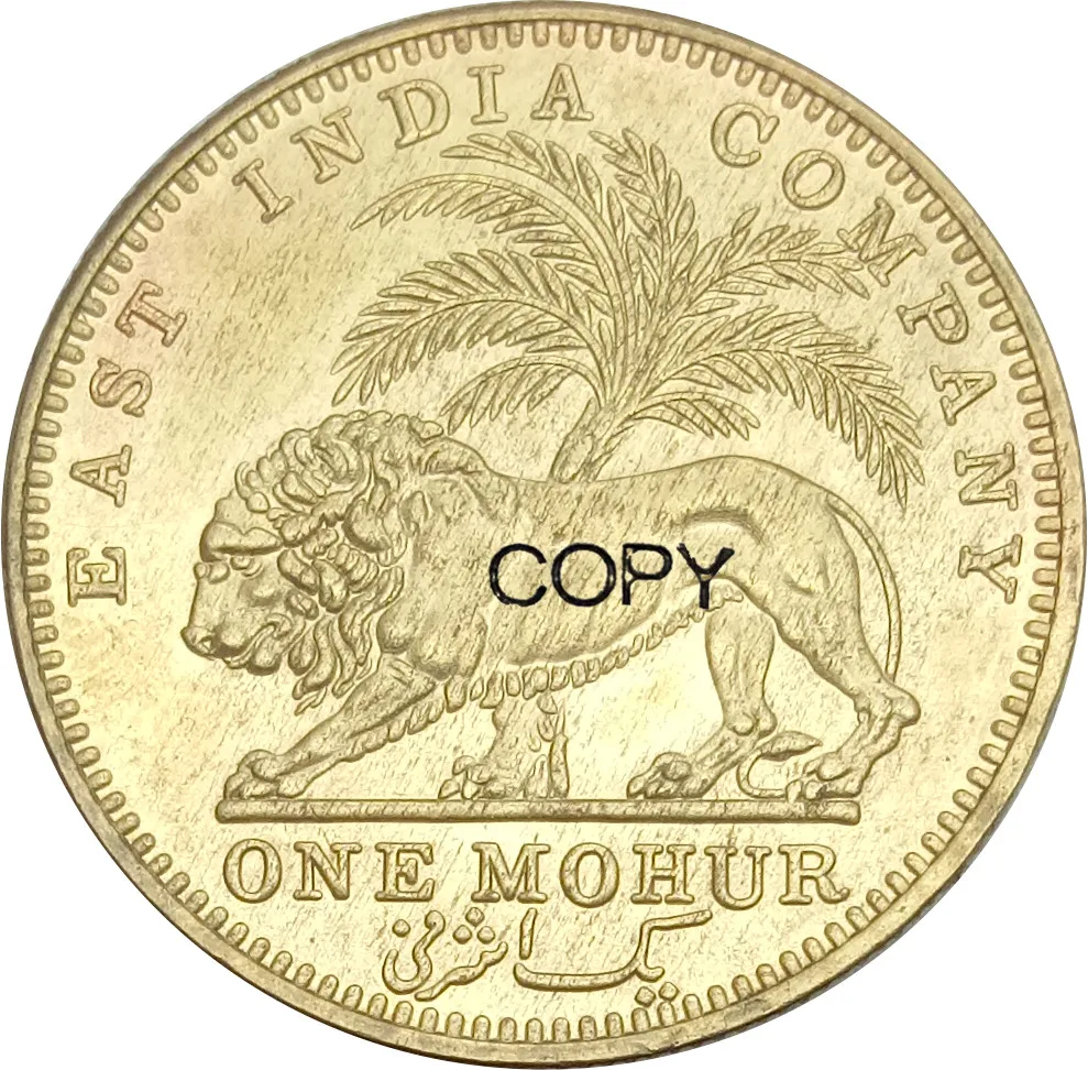 Kaya Mendadak! 10 Uang Koin Kuno yang paling di cari Seluruh Dunia Perusahaan India Timur 1841 S VICTORIA QUEEN Tunggal Braid One Mohur Koin Emas Logam Kuningan Copy Koin Koin Peringatan