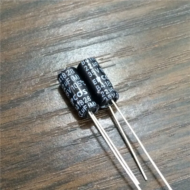 100 шт. 22 мкФ 35 в EPCOS B41828 серия 5x11 мм 35V22uF алюминиевый электролитический конденсатор