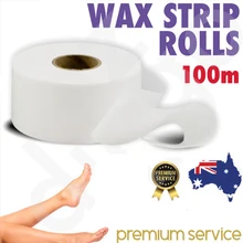 Восковые полоски рулонов 100 м для депиляции рулон для удаления волос нетканые одноразовые