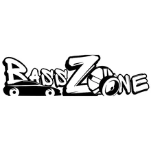 Autocollant en vinyle 8.4x30cm, étiquette pour voiture, Studio Bass Zone, drôle
