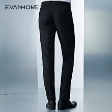 Бренд мужской классический молния Fly формальный деловой костюм для встречи Брюки Мода Slim Fit морщин устойчивый костюм брюки для мужчин