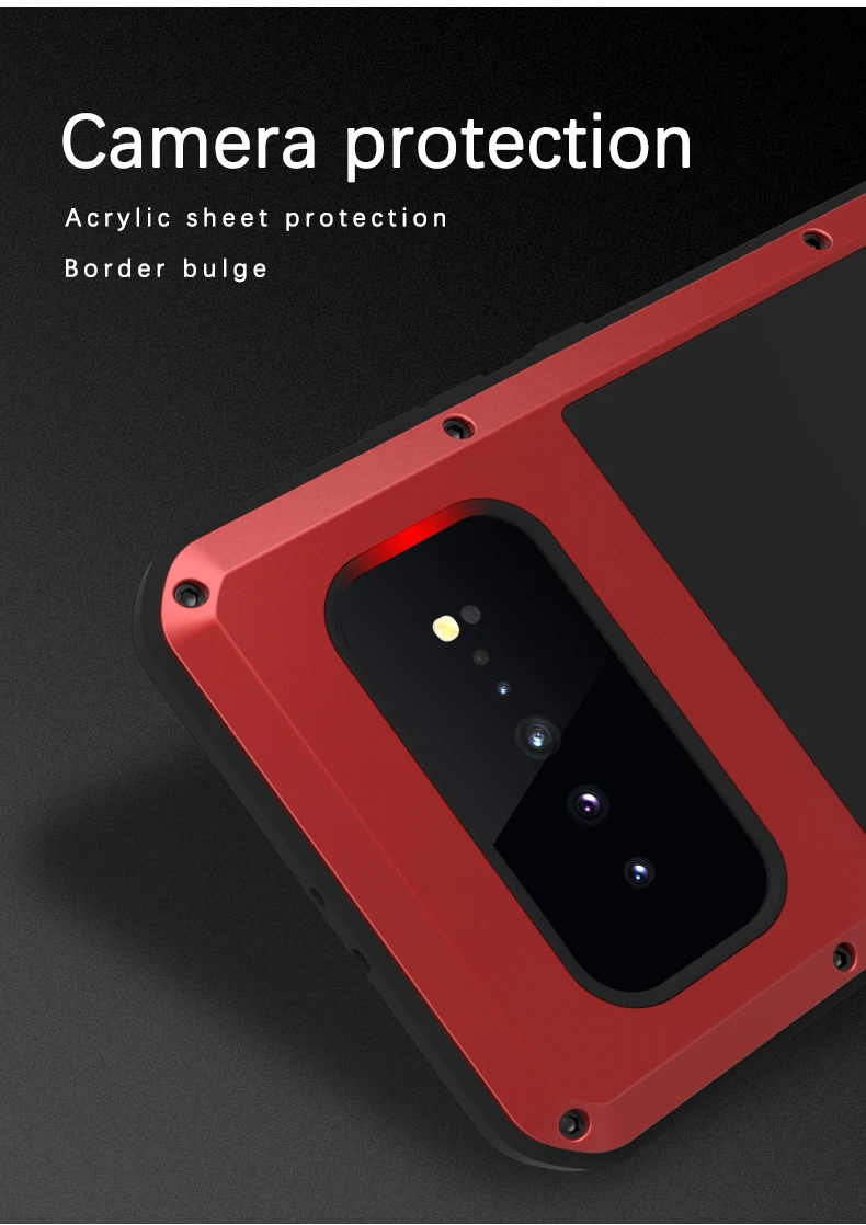 LOVE MEI для samsung Galaxy S10 5G Чехол ударопрочный грязеотталкивающий водостойкий металлический бронированный чехол для телефона для samsung Galaxy S10 5G