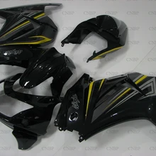 Ниндзя 250R 2008- обтекателя Наборы EX 250 2008 Обтекатели для Кавасаки Zx250r 2012 Черные Пластиковые обтекатели