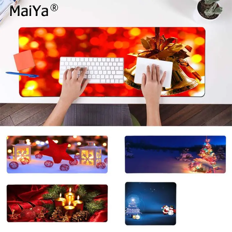 Maiya My Favorite Merry Christmas уникальная настольная панель коврик для игровой мыши большой коврик для мыши клавиатуры коврик