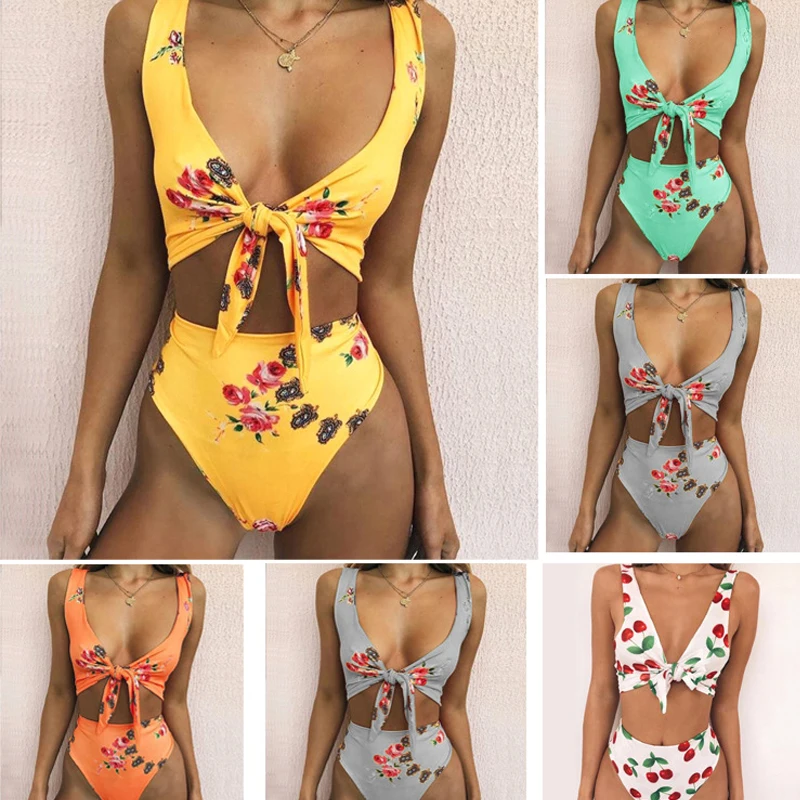 

Bikini 2019 Swimwear Women Swimsuit Bandage Brazilian Cut Bottom Sexy Bikini Push Up Bathing Suits High Waist Triangle Bikins
