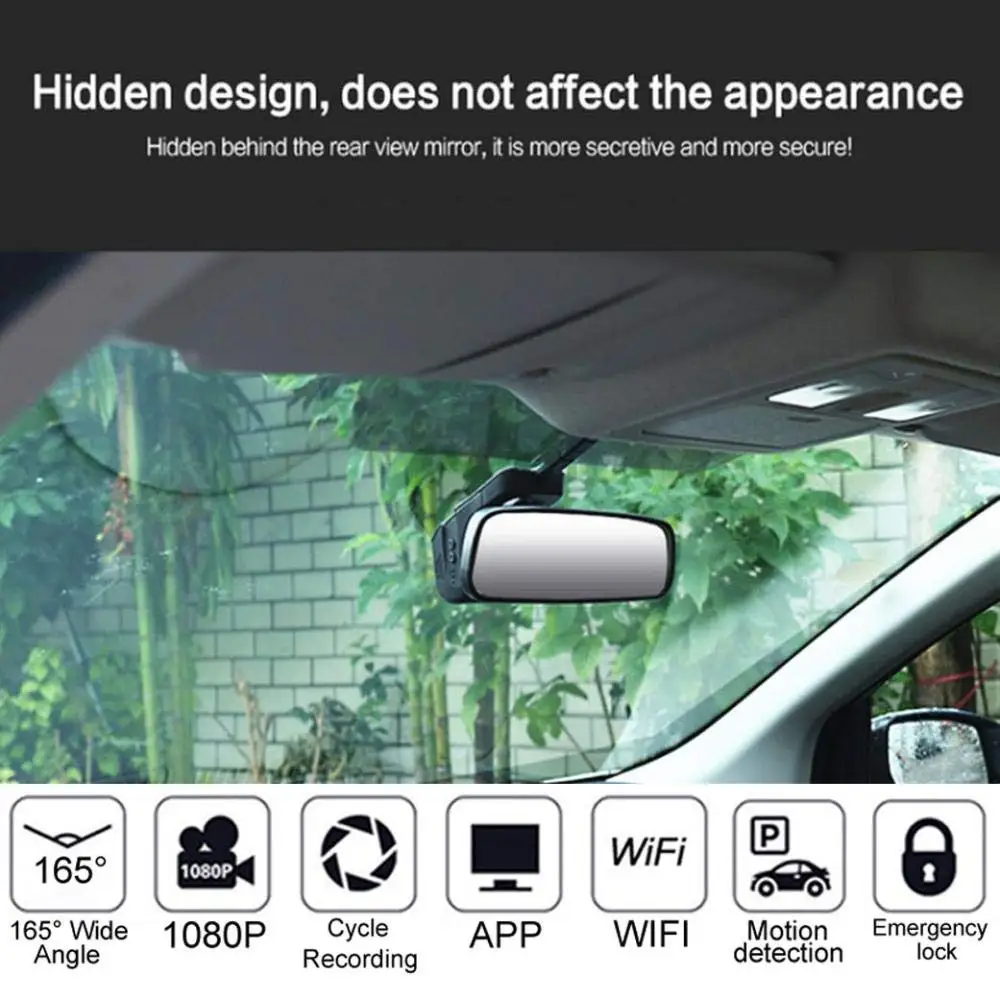  WHEXUNE Novatek 96658 WIFI Car DVR Dash Cam Full HD 1080P Dual lens Night Vision Driving Recorder V