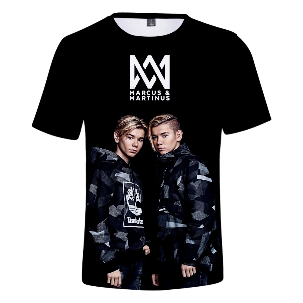 

3D T- Shirt MARCUS&MARTINUS Men/Women Summer High Quality T- Shirt Hip Hop Young People Cool Tees