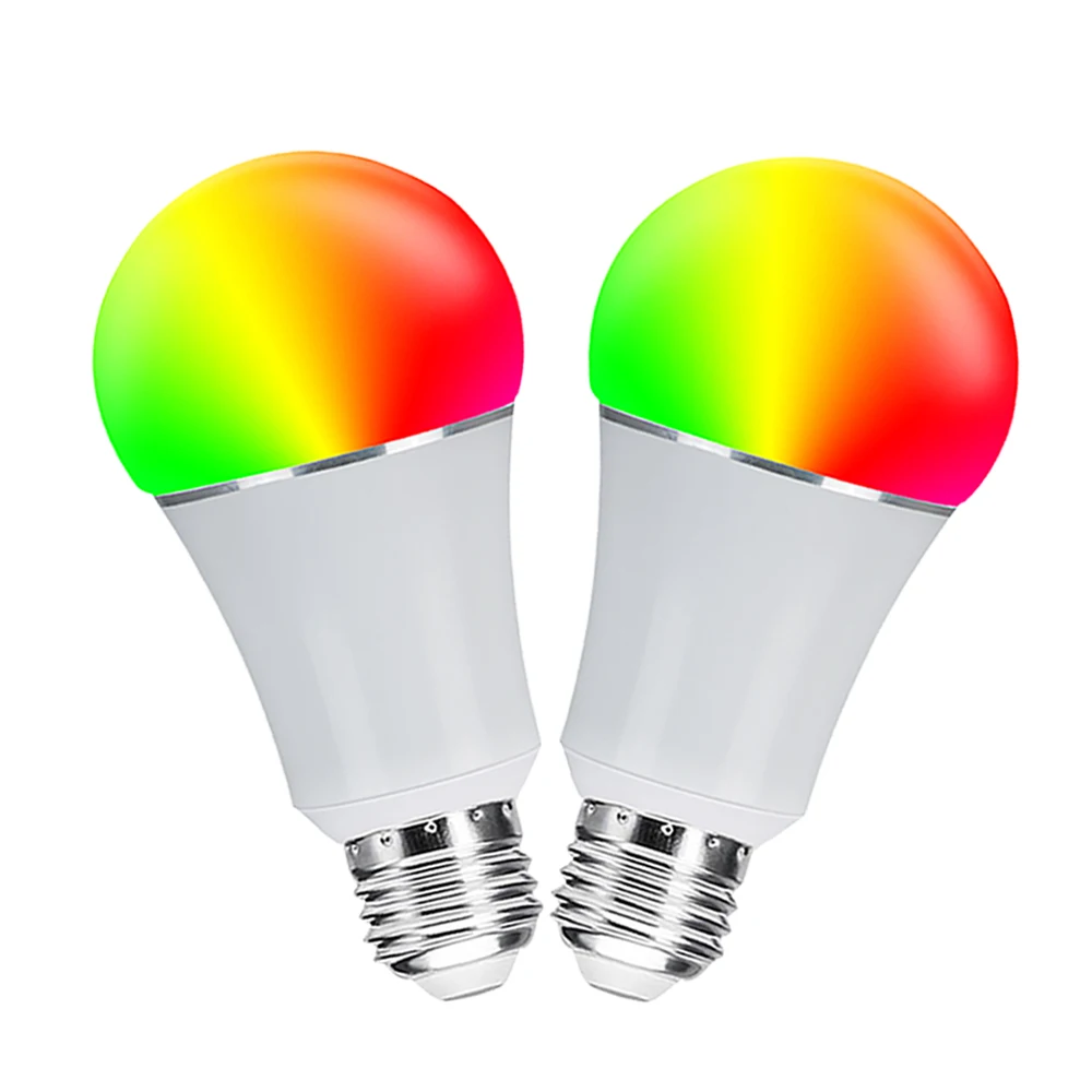 RGB светодиодный умный Wifi лампочка, многоцветная сценическая лампа, совместимая с Alexa Echo Google Home Assistant Phone App