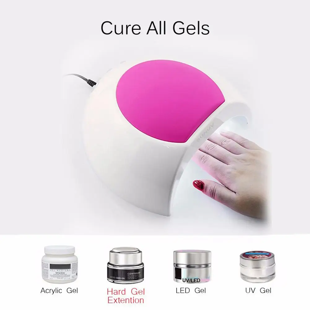 

48W UV Light LED Nail Curing Dryer Automatic Gel Lamp with 4 Timer Settings