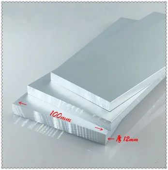 

Aluminium alloy plate 12mmx100mm article aluminum 6063-T5 oxidation width 100mm thickness 12mm length 150mm 1pcs