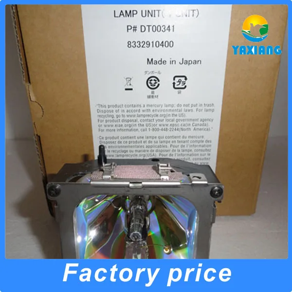 

180 days warranty, Original Projector lamp DT00341 for Hitachi CP-X980 CP-X985 MCX3200 projectors