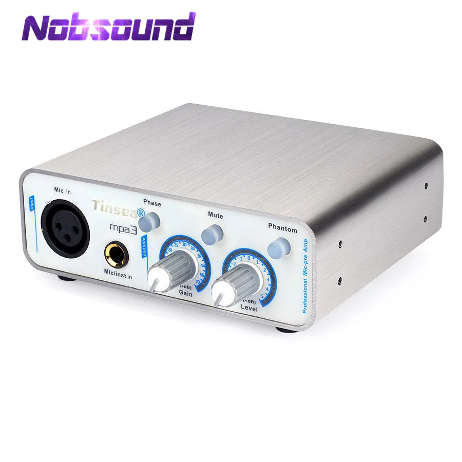 Nobsound Mini Microphone Preamplifier Full Balance XLR MIC PreAmp
