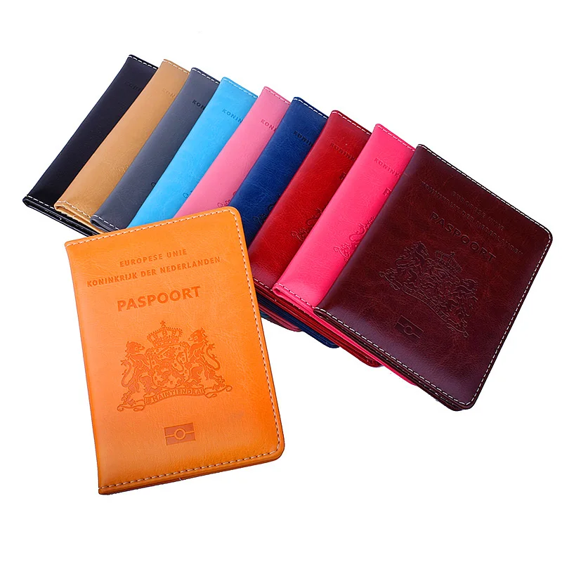 Холланд Обложка для паспорта протектор Чехлы из искусственной кожи бумажник держатель для кредитной карты чехол из Нидерландов