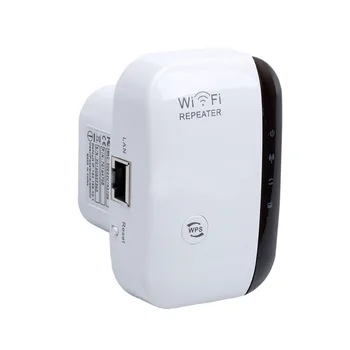 

Wireless 300Mbps Router Wifi Repeater 802.11b/g/n Range Expander 3dBi Antennas with WPS