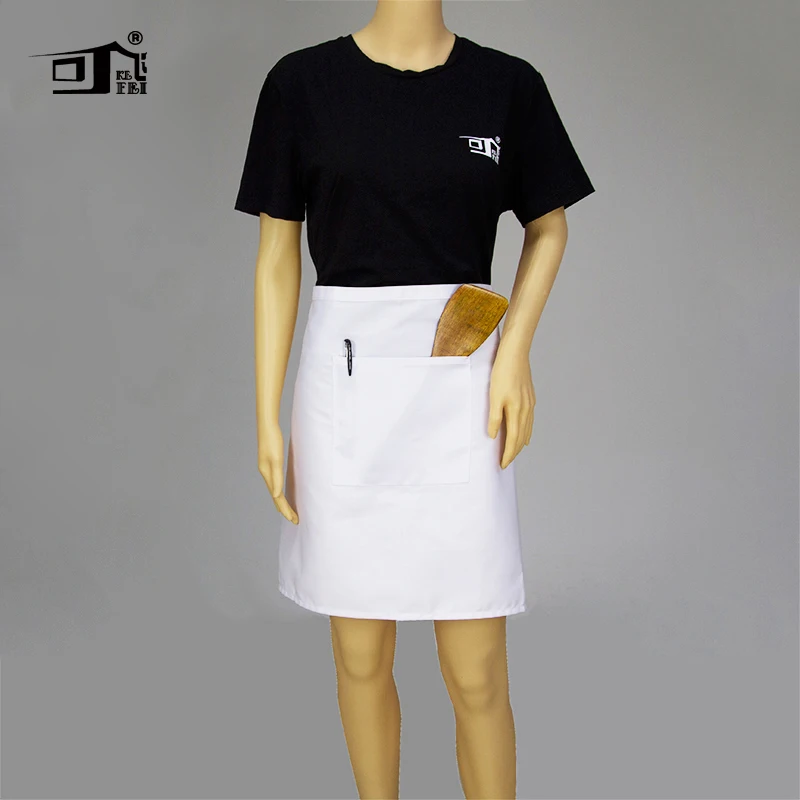 

KEFEI New waist half apron coffee shop aprons restaurant apron sink polycotton waist apron pinafore
