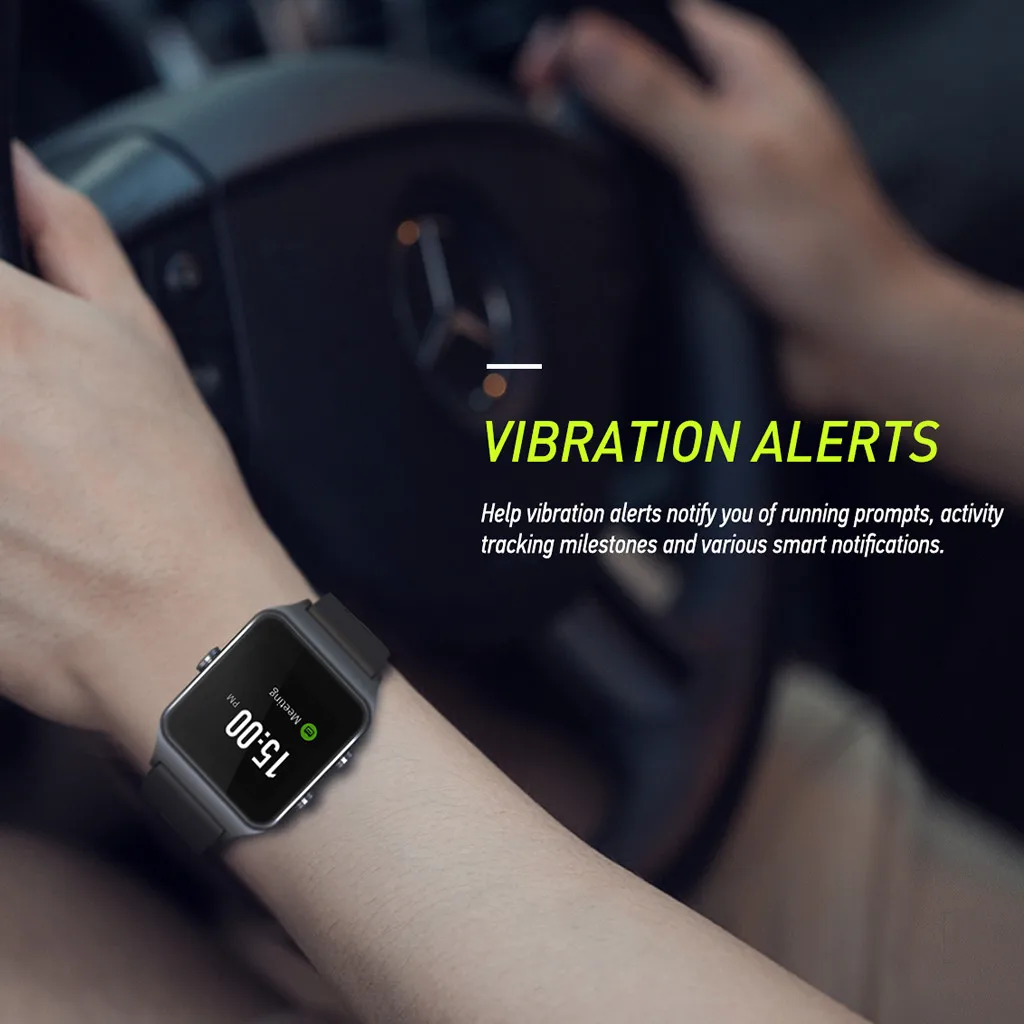 

P1C Full screen control GPS Smart Watch Bracelet Pedometer Sport Fitness Tracker