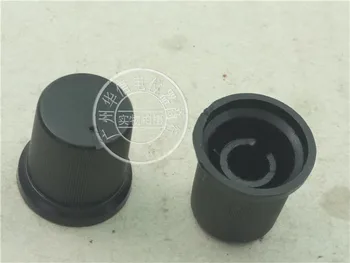 

100pcs plastic potentiometer knob cap / rachis width 16MM high 17MM black