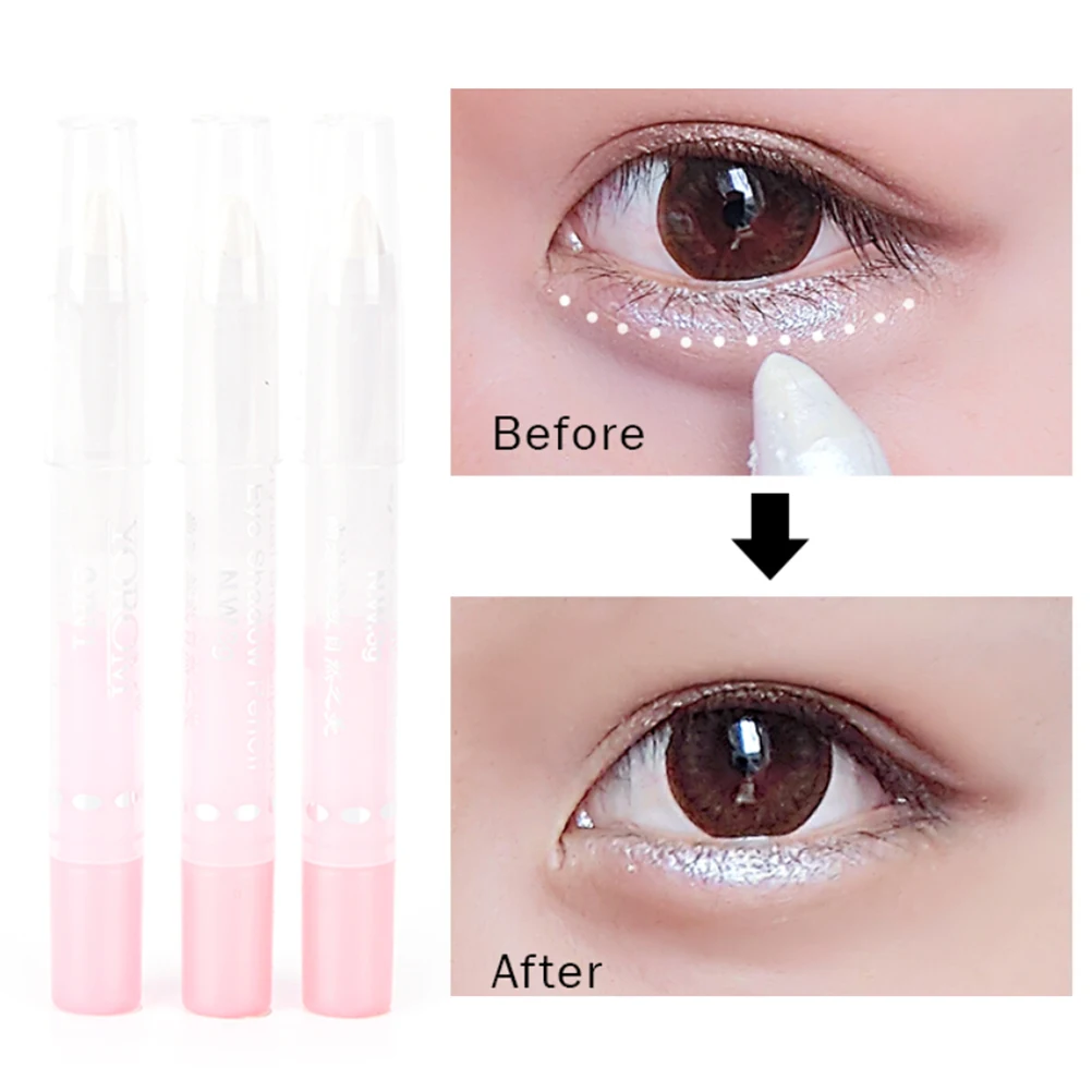 1 шт Косметическая подводка для глаз ручка световой жемчужно-белый карандаш для век составляют блеск Eye Liner Красота для Для женщин