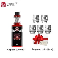 Gift Vaporizer Vaptio Captain 220W Kit 2.0ml Tank Atomizer Electronic Cigarette fit dual 18650 batteries Vape kit Gift Vaporizer Vaptio Captain 220W Kit 2.0ml Tank Atomizer Electronic Cigarette fit dual 18650 batteries Vape kit