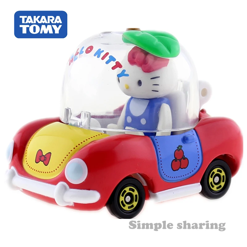 TAKARA TOMY DREAM TOMICA R02 катание на машине Hello Kitty аниме фигурки Детские игрушки литые