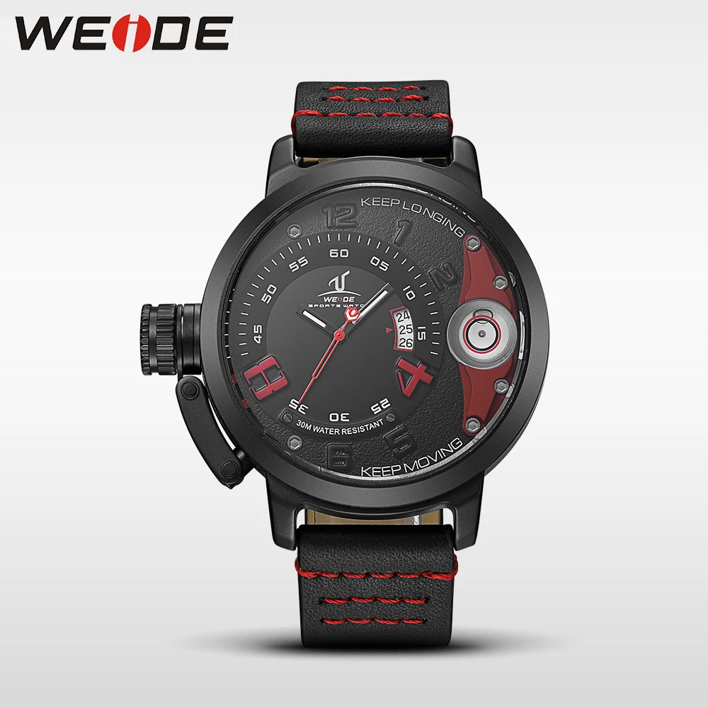 WEIDE watches brand luxury men quartz sports wrist watch casual genuine