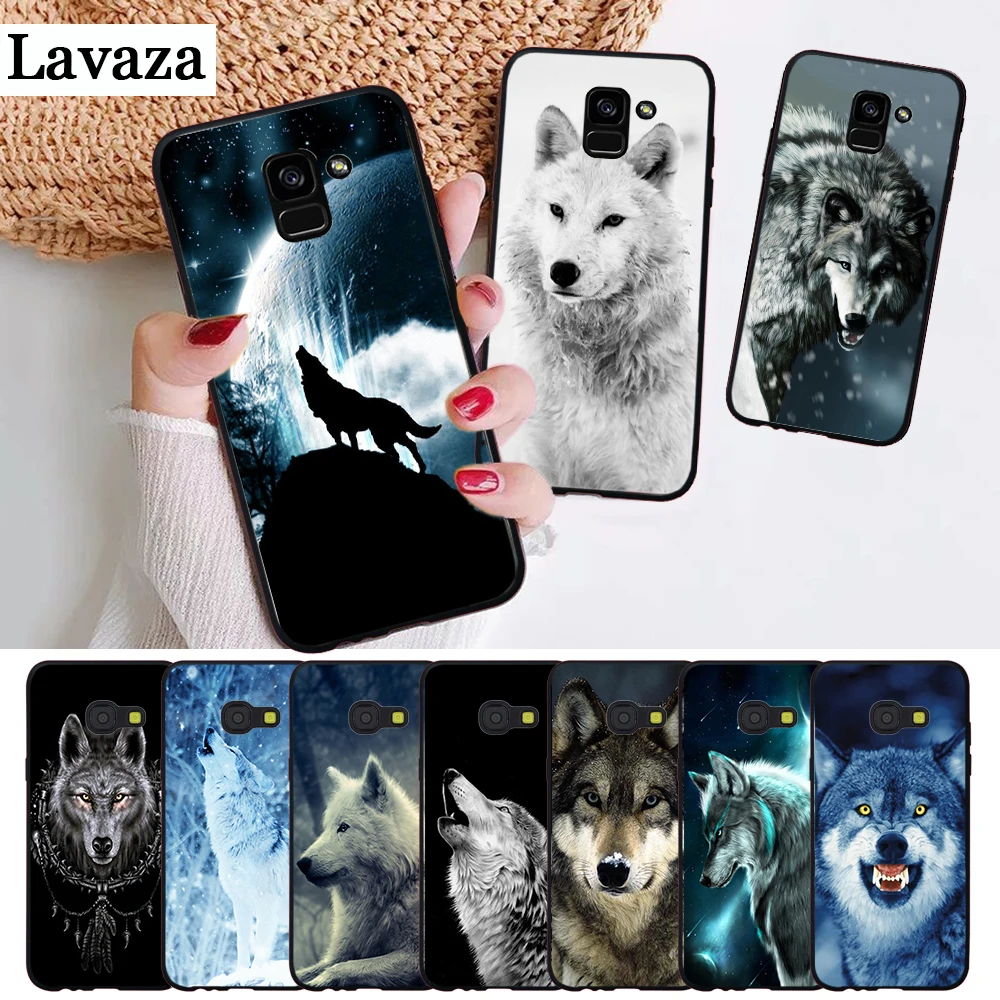 

Lavaza Wolf on Snow Silicone Case for Samsung A3 A5 2016 2017 A6 Plus 2018 A7 A8 A9 A10 A30 A40 A50 A70 J6