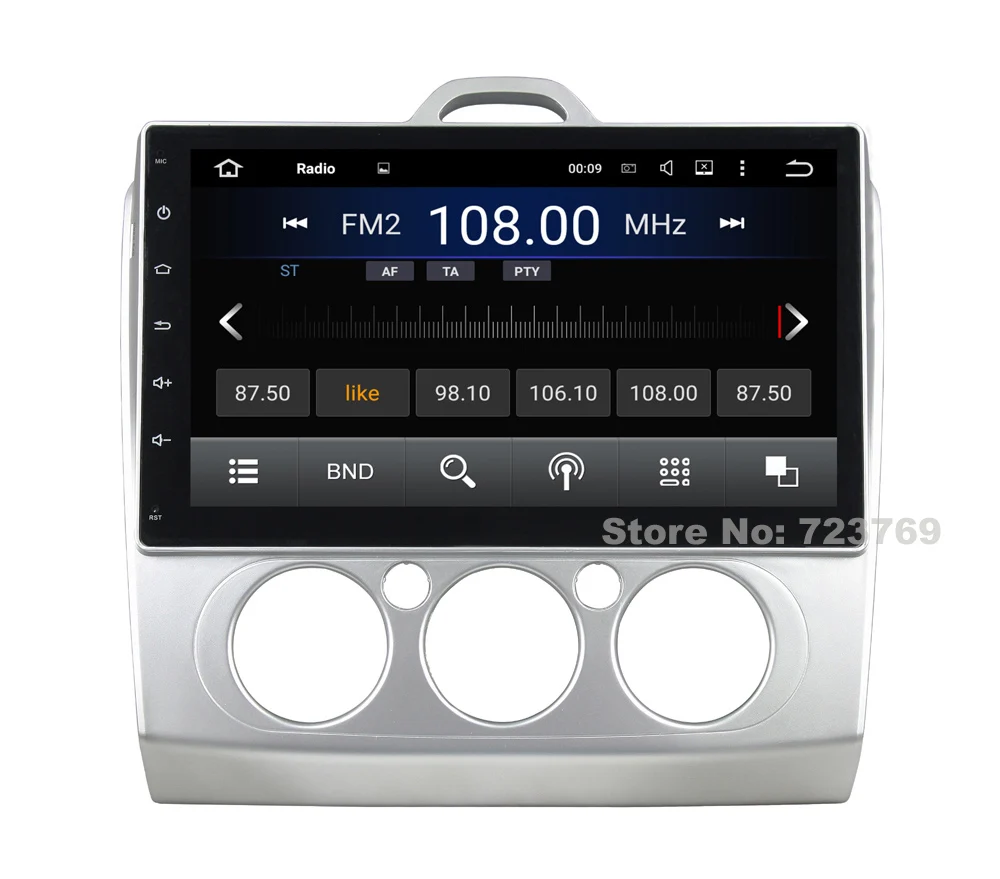 Excellent 10.1 inch Touch Screen Android 5.1.1 Car GPS Navigatior Audio Video Auto Radio for Ford Focus 2007-2011 (Manual Air-conditioner) 16
