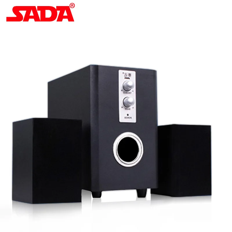 SADA D 200T деревянный объемный Настольный мультимедийный Сабвуфер Стерео тяжелый