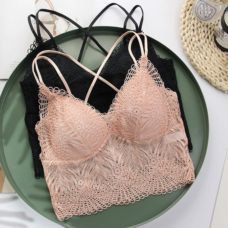 

Only a bra ,3 colors pullover full lace wireless Bralette sexy deep-v neck sleepwear women comfortable underwear girls brassiere