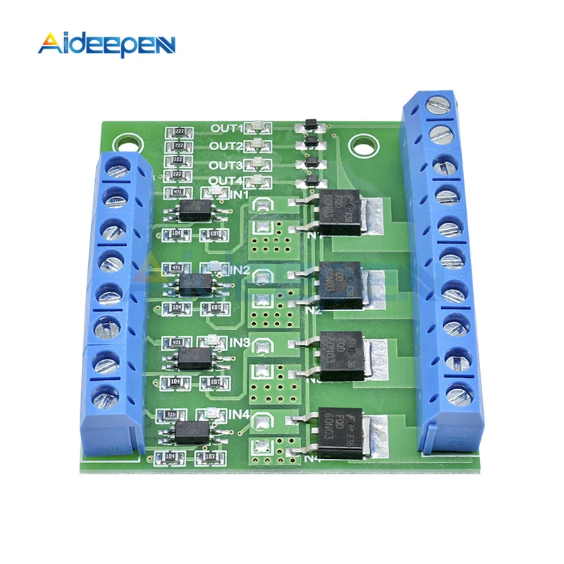 4 канала MOS FET F5305S импульсный триггер контроллер ШИМ модуль PLC интерфейс для скорости двигателя лампы легкость электромагнитный клапан