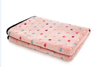 Pawz Road, большая собака, одеяло, полотенце для собак, цветное, в горошек, одеяло для домашних животных, щенков, кошек, коврик, прекрасный котенок, банное полотенце, одеяло - Цвет: Розовый