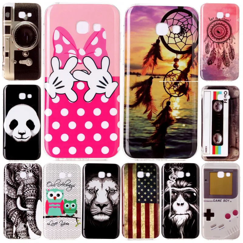 

For Samsung A5 2017 A5200 Case Cover Animal Anime Silicone TPU Skin Soft Back Cover Case for Samsung Galaxy A5 2017 A520 A520F