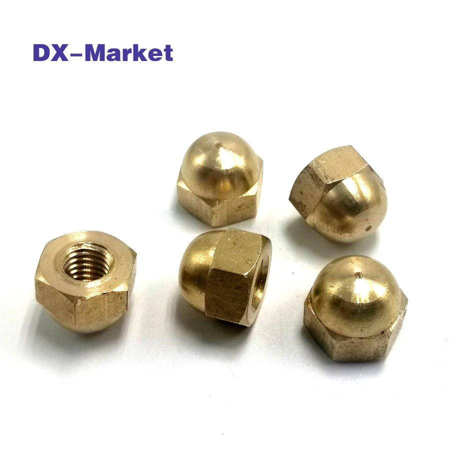 m3 m24 brass acorn nut , waterproof brass nuts ,copper acorn nuts