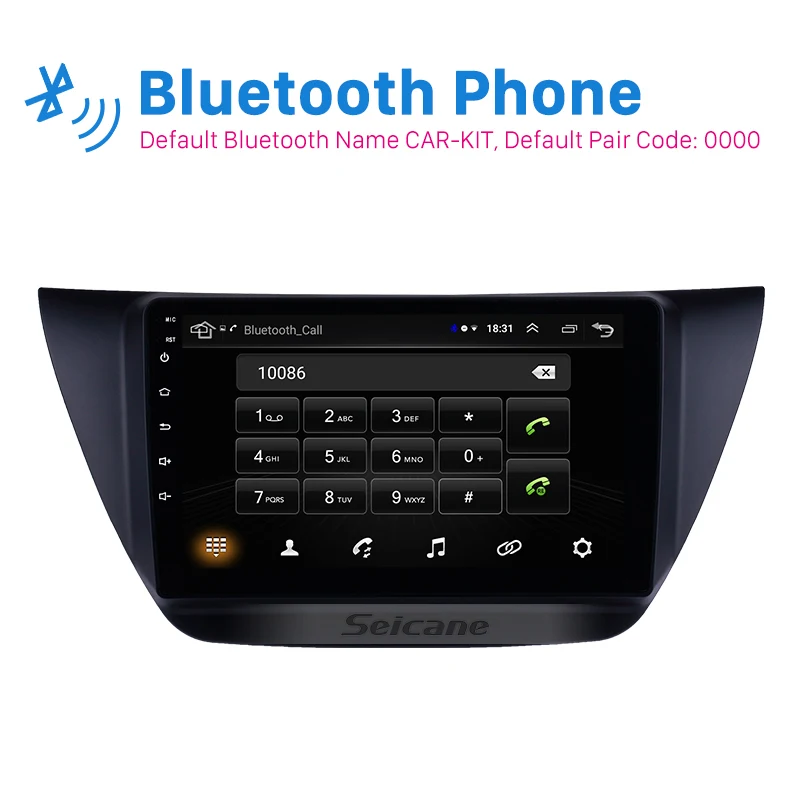 Discount Seicane Android 8.1 9 inch 2Din Head Unit WiFi Car Radio Stereo GPS car Multimedia Player For MITSUBISHI LANCER IX 2006-2010 1