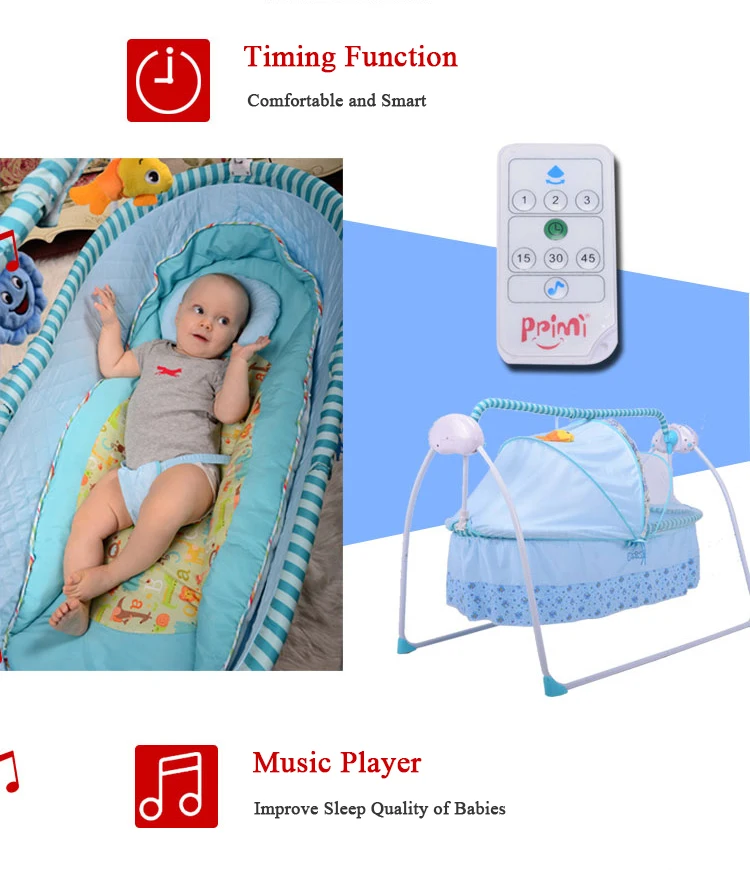 Versão de Rede Cadeira do Bebê Automático com Controle Grande Cama Berço Elétrico Bebê Crianças Berço Remoto Inteligente Sono 7 rede cadeira inteligente bebê crianças berço automático com controle remoto sono