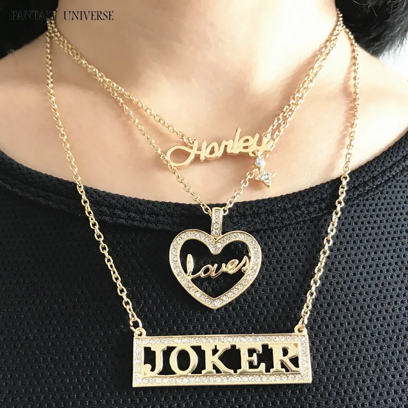 Prix pour FANTASY UNIVERS Freeshipping 1 set un lot Harley Quinn collier YWGGG01 Prix pour FANTASY UNIVERS Freeshipping 1 set un lot Harley Quinn collier YWGGG01