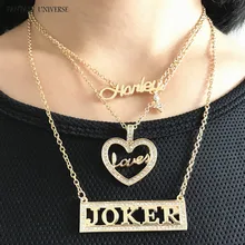 FANTASY UNIVERSE Freeshipping 1set a lot Harley Quinn necklace YWGGG01