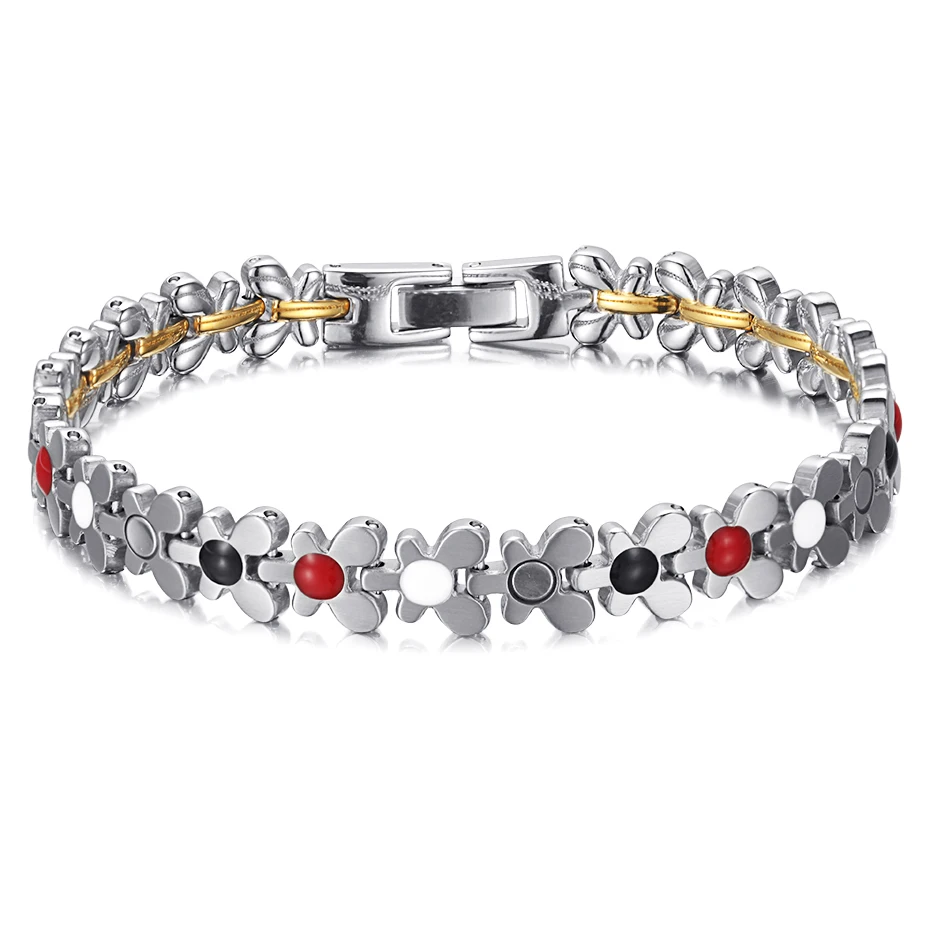Stainless Steel Magnetic Power Bracelets (11)