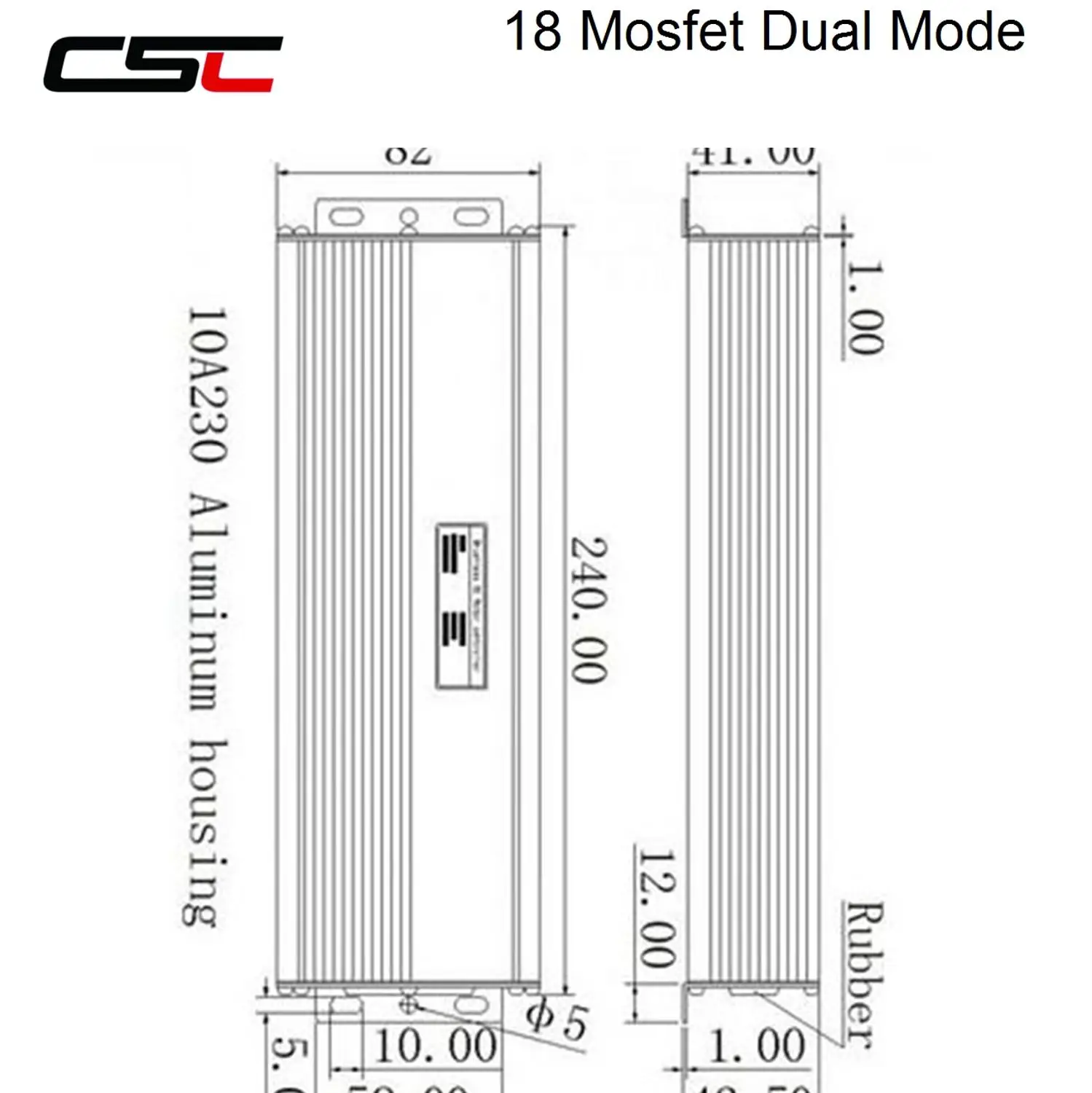 Универсальная lcd-плата контроллера 45A 48V 1500 W/2000 W DC бесщеточный Скорость двойной режим отображения контроллер для коллекторный мотор 18 Mosfet