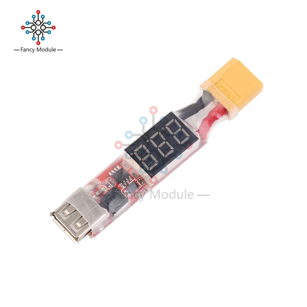 2S-6S Lithium Lipo Battery XT60 Plug to USB 5V Charger Converter Module Cellphone Mobile charger Adapter 01 (2)