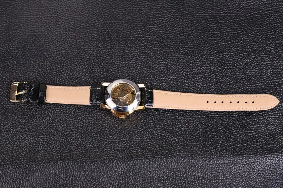 Relogio masculino победитель royal diamond Дизайн Черное золото часы Montre Homme Для женщин Часы бренд класса люкс Скелет механические часы