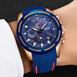 LIGE новые мужские s часы Топ люксовый бренд мужские уникальные спортивные часы мужские кварцевые часы Дата водонепроницаемые наручные часы