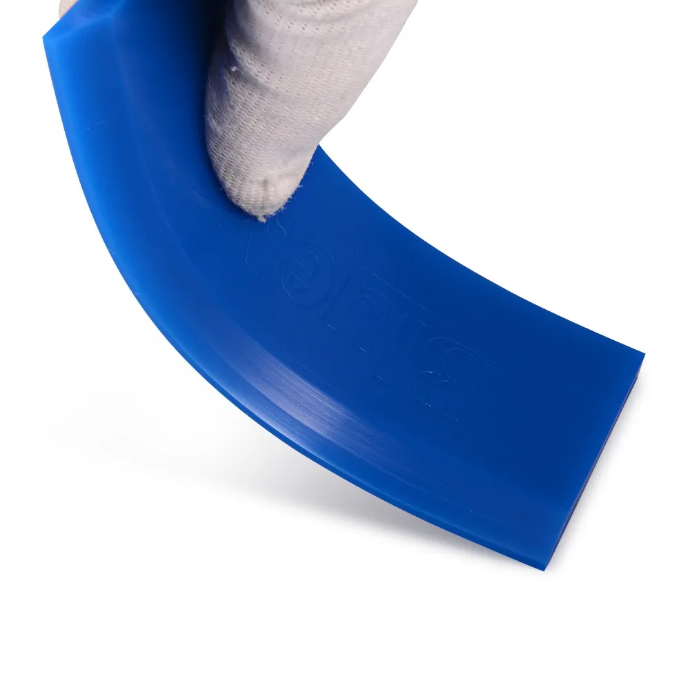 EHDIS металлическая ручка синий Макс Ракель+ 1 шт. запасное резиновое лезвие инструмент для обертывания Автомобиля Винил Изменение цвета Пленка Установка инструмент автомобильный скребок для льда