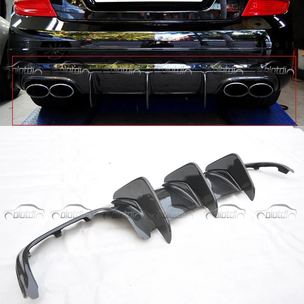 

AMG Style Car Styling C Class Carbon Fiber Rear Lip Spoiler Diffuser for Mercedes Benz W204 C63 AMG 4 Door Only 09-11 Prophas